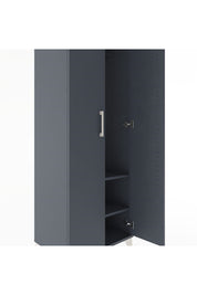 Hyperion Dolap 2 Raflı 2 Kapaklı Tek Askılı 60x44x182 - S56M031V5B