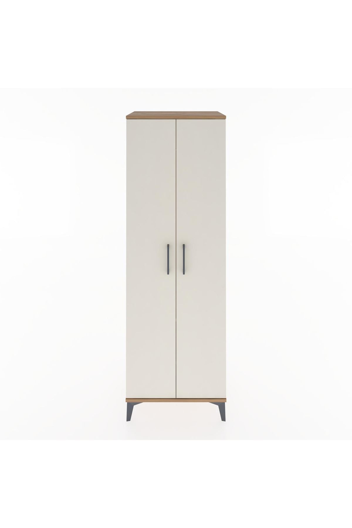 Hyperion Dolap 2 Raflı 2 Kapaklı Tek Askılı 60x44x182 - S56M031V7B