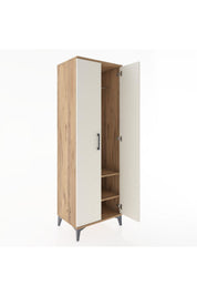 Hyperion Dolap 2 Raflı 2 Kapaklı Tek Askılı 60x44x182 - S56M031V7B