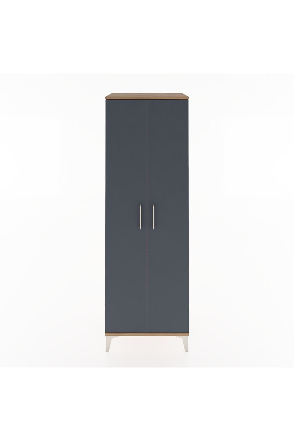 Hyperion Dolap 2 Raflı 2 Kapaklı Tek Askılı 60x44x182 - S56M031V8B