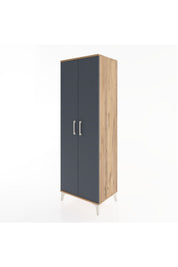 Hyperion Dolap 2 Raflı 2 Kapaklı Tek Askılı 60x44x182 - S56M031V8B