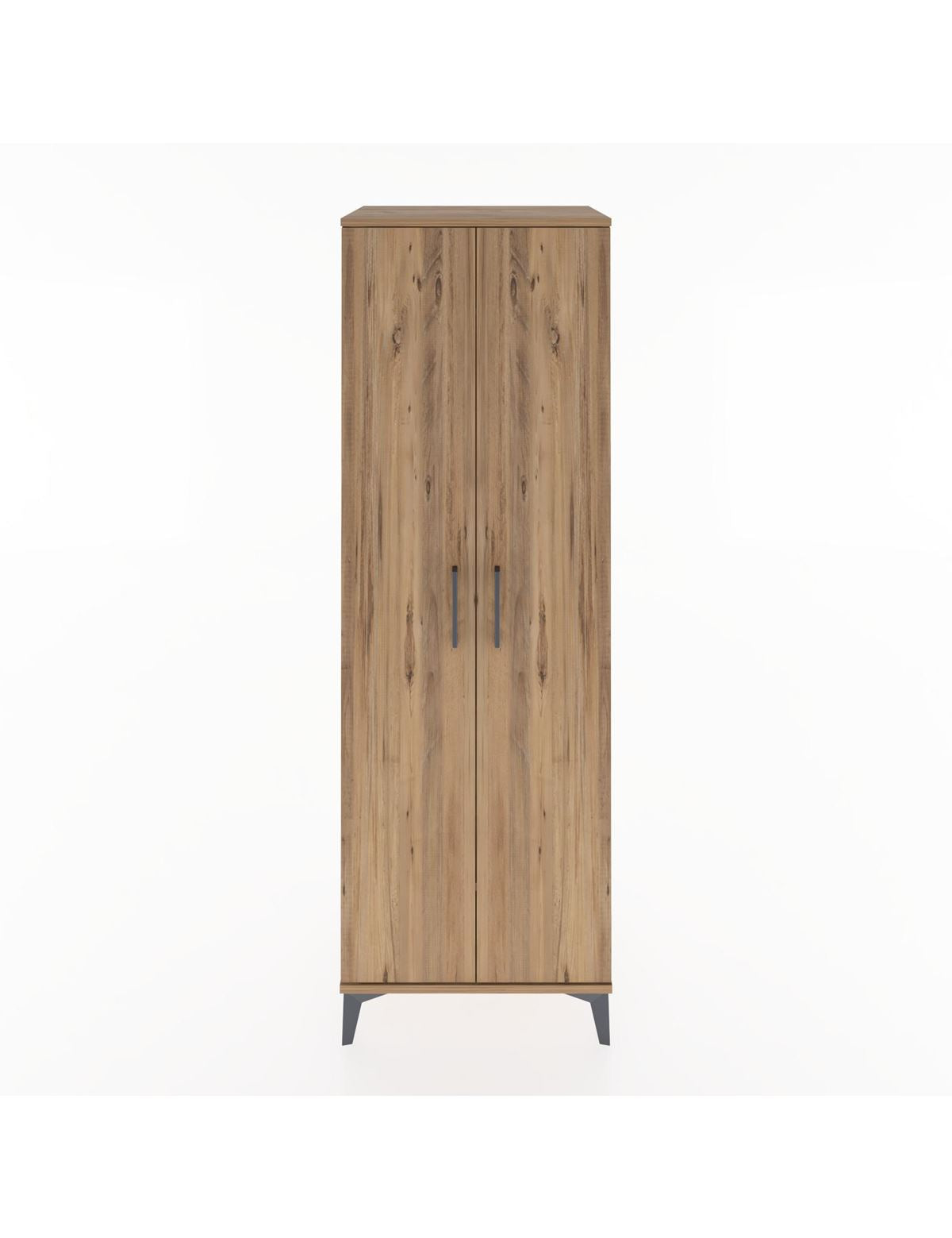 Hyperion Dolap 2 Raflı 2 Kapaklı Tek Askılı 60x44x182 - S56M031V9B