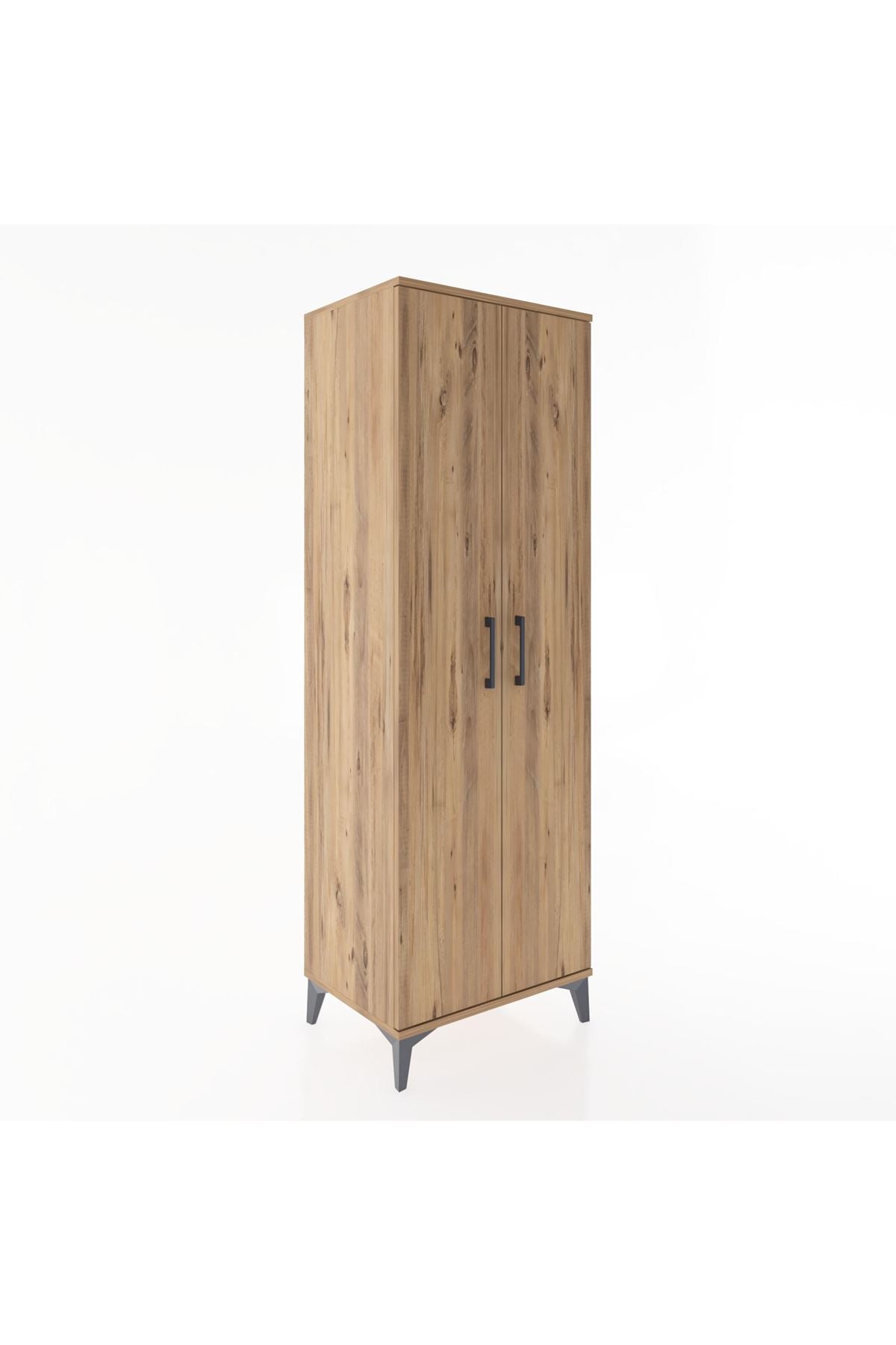Hyperion Dolap 2 Raflı 2 Kapaklı Tek Askılı 60x44x182 - S56M031V9B