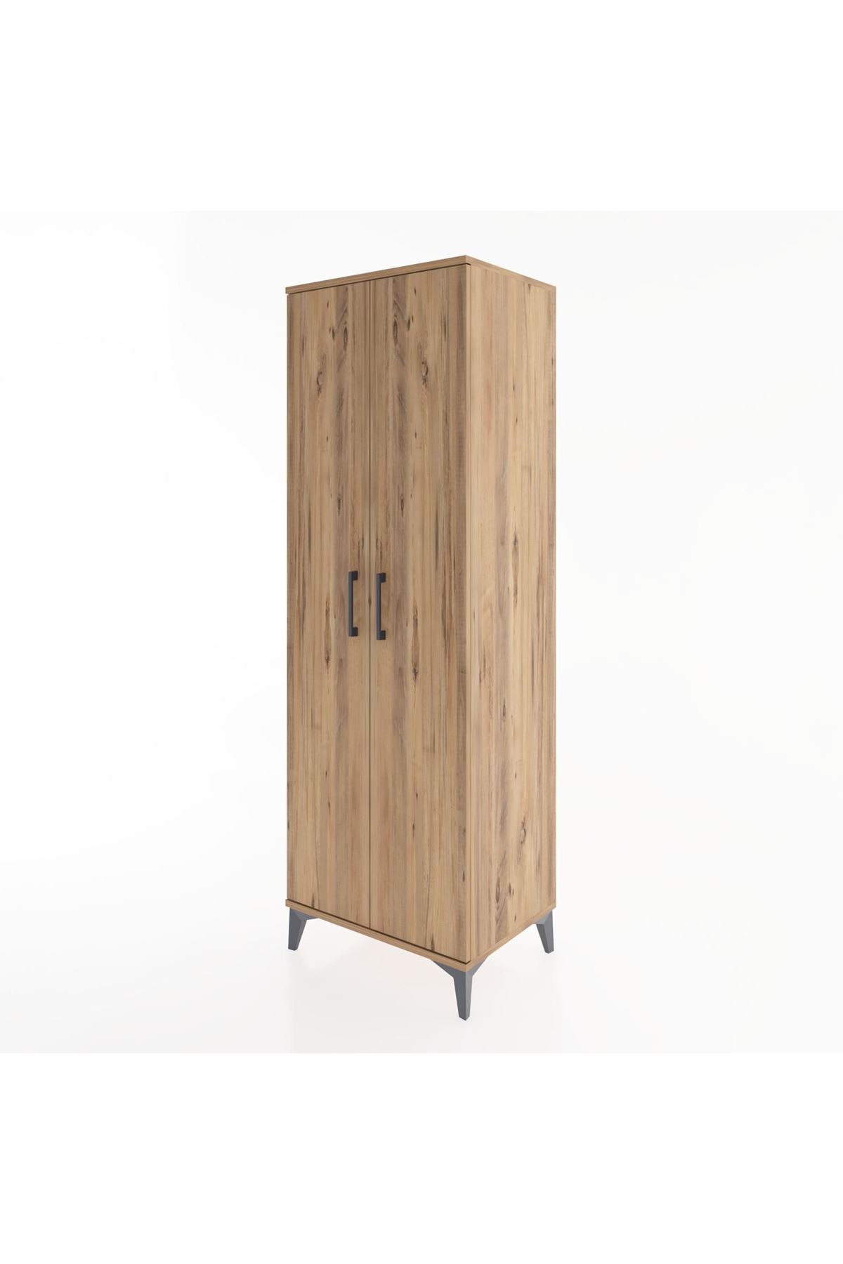 Hyperion Dolap 2 Raflı 2 Kapaklı Tek Askılı 60x44x182 - S56M031V9B
