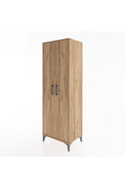 Hyperion Dolap 2 Raflı 2 Kapaklı Tek Askılı 60x44x182 - S56M031V9B