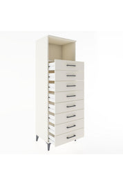Hyperion Dolap Tek Raflı 8 Çekmeceli 60x44x182 - S56M032V1B