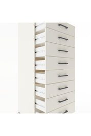 Hyperion Dolap Tek Raflı 8 Çekmeceli 60x44x182 - S56M032V1B