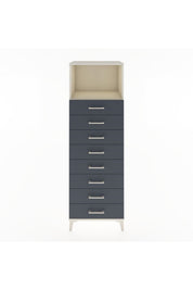 Hyperion Dolap Tek Raflı 8 Çekmeceli 60x44x182 - S56M032V2B