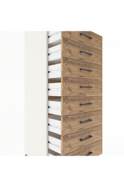 Hyperion Dolap Tek Raflı 8 Çekmeceli 60x44x182 - S56M032V3B
