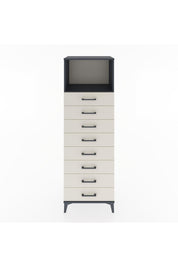 Hyperion Dolap Tek Raflı 8 Çekmeceli 60x44x182 - S56M032V4B