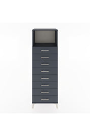 Hyperion Dolap Tek Raflı 8 Çekmeceli 60x44x182 - S56M032V5B