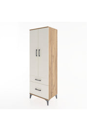 Hyperion Dolap 4 Raflı 2 Çekmeceli 2 Kapaklı 60x44x182 - S56M015V7B