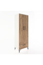 Hyperion Dolap 4 Raflı Tek Çekmeceli 2 Kapaklı 60x44x182 - S56M016V3B