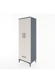 Hyperion Dolap 4 Raflı Tek Çekmeceli 2 Kapaklı 60x44x182 - S56M016V4B