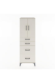 Hyperion Dolap Tek Raflı 4 Çekmeceli 2 Kapaklı 60x44x182 - S56M019V1B