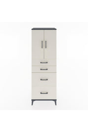 Hyperion Dolap Tek Raflı 4 Çekmeceli 2 Kapaklı 60x44x182 - S56M019V4B