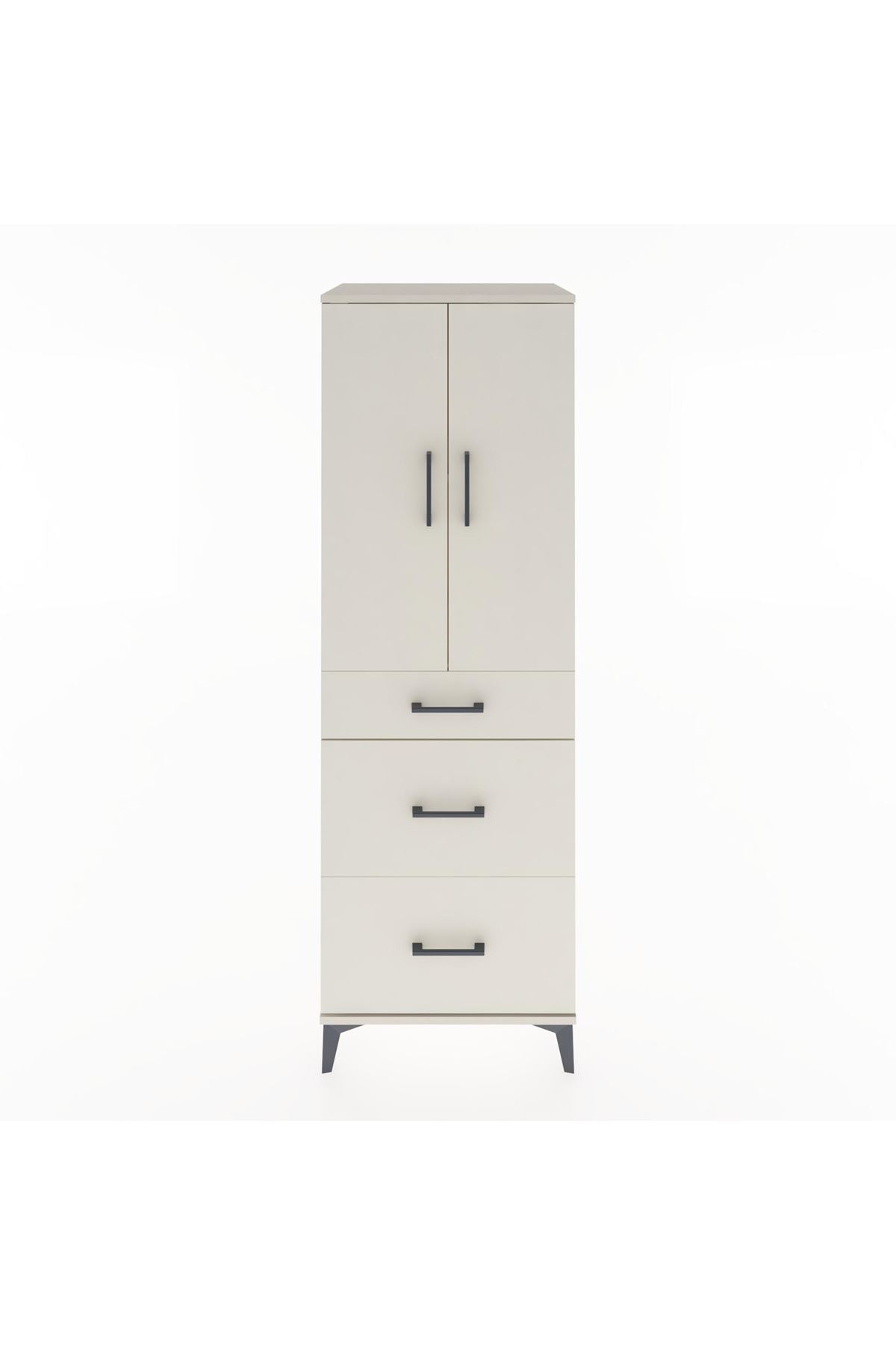 Hyperion Dolap 2 Raflı 3 Çekmeceli 2 Kapaklı 60x44x182 - S56M020V1B