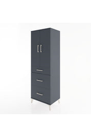 Hyperion Dolap 2 Raflı 3 Çekmeceli 2 Kapaklı 60x44x182 - S56M020V5B