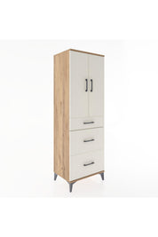 Hyperion Dolap 2 Raflı 3 Çekmeceli 2 Kapaklı 60x44x182 - S56M020V7B