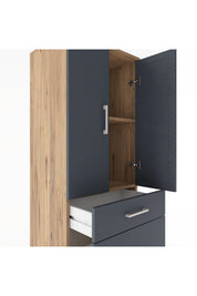 Hyperion Dolap 2 Raflı 3 Çekmeceli 2 Kapaklı 60x44x182 - S56M020V8B