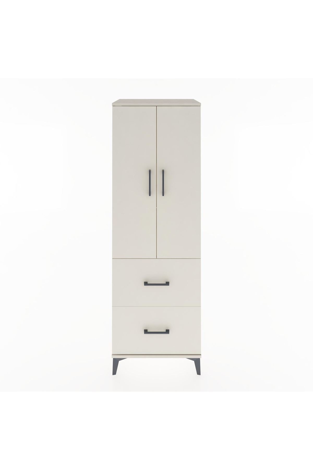 Hyperion Dolap 3 Raflı 2 Çekmeceli 2 Kapaklı 60x44x182 - S56M021V1B