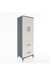 Hyperion Dolap 3 Raflı 2 Çekmeceli 2 Kapaklı 60x44x182 - S56M021V4B