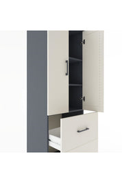Hyperion Dolap 3 Raflı 2 Çekmeceli 2 Kapaklı 60x44x182 - S56M021V4B