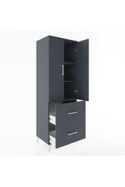 Hyperion Dolap 3 Raflı 2 Çekmeceli 2 Kapaklı 60x44x182 - S56M021V5B
