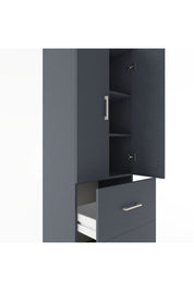 Hyperion Dolap 3 Raflı 2 Çekmeceli 2 Kapaklı 60x44x182 - S56M021V5B