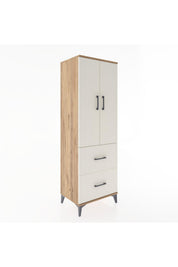 Hyperion Dolap 3 Raflı 2 Çekmeceli 2 Kapaklı 60x44x182 - S56M021V7B