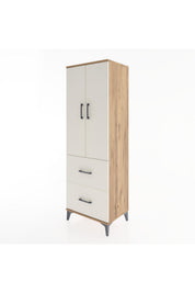 Hyperion Dolap 3 Raflı 2 Çekmeceli 2 Kapaklı 60x44x182 - S56M021V7B