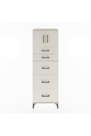 Hyperion Dolap Tek Raflı 5 Çekmeceli 2 Kapaklı 60x44x182 - S56M022V1B