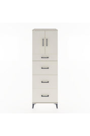 Hyperion Dolap Tek Raflı 4 Çekmeceli 2 Kapaklı 60x44x182 - S56M023V1B