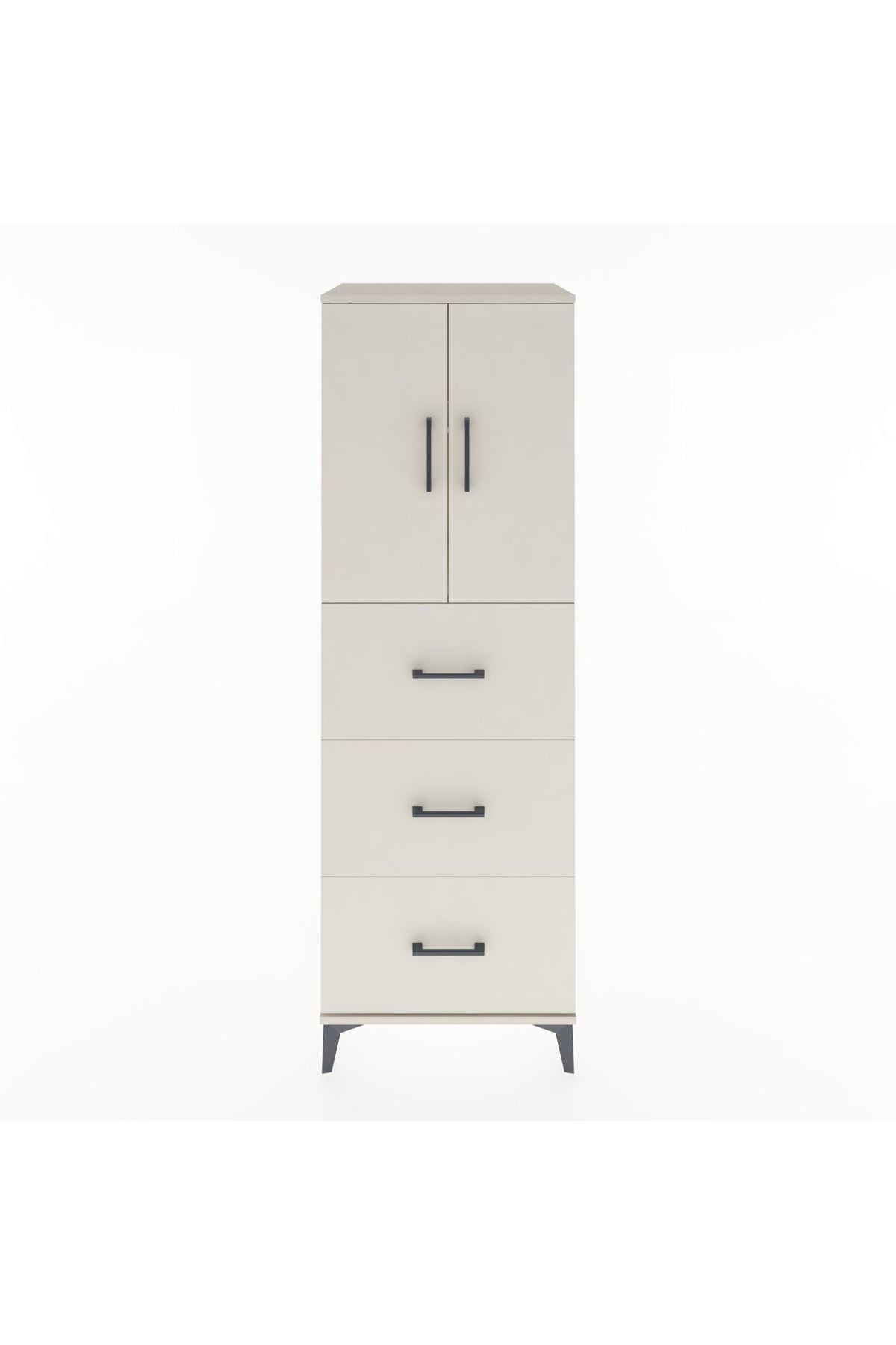 Hyperion Dolap 2 Raflı 3 Çekmeceli 2 Kapaklı 60x44x182 - S56M024V1B