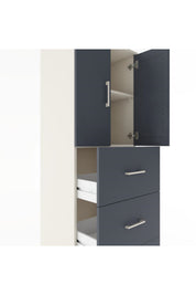 Hyperion Dolap 2 Raflı 3 Çekmeceli 2 Kapaklı 60x44x182 - S56M024V2B