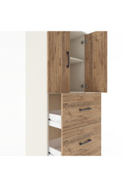 Hyperion Dolap 2 Raflı 3 Çekmeceli 2 Kapaklı 60x44x182 - S56M024V3B