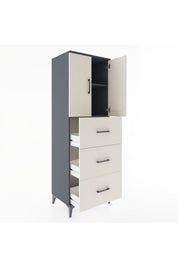Hyperion Dolap 2 Raflı 3 Çekmeceli 2 Kapaklı 60x44x182 - S56M024V4B