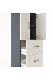 Hyperion Dolap 2 Raflı 3 Çekmeceli 2 Kapaklı 60x44x182 - S56M024V4B