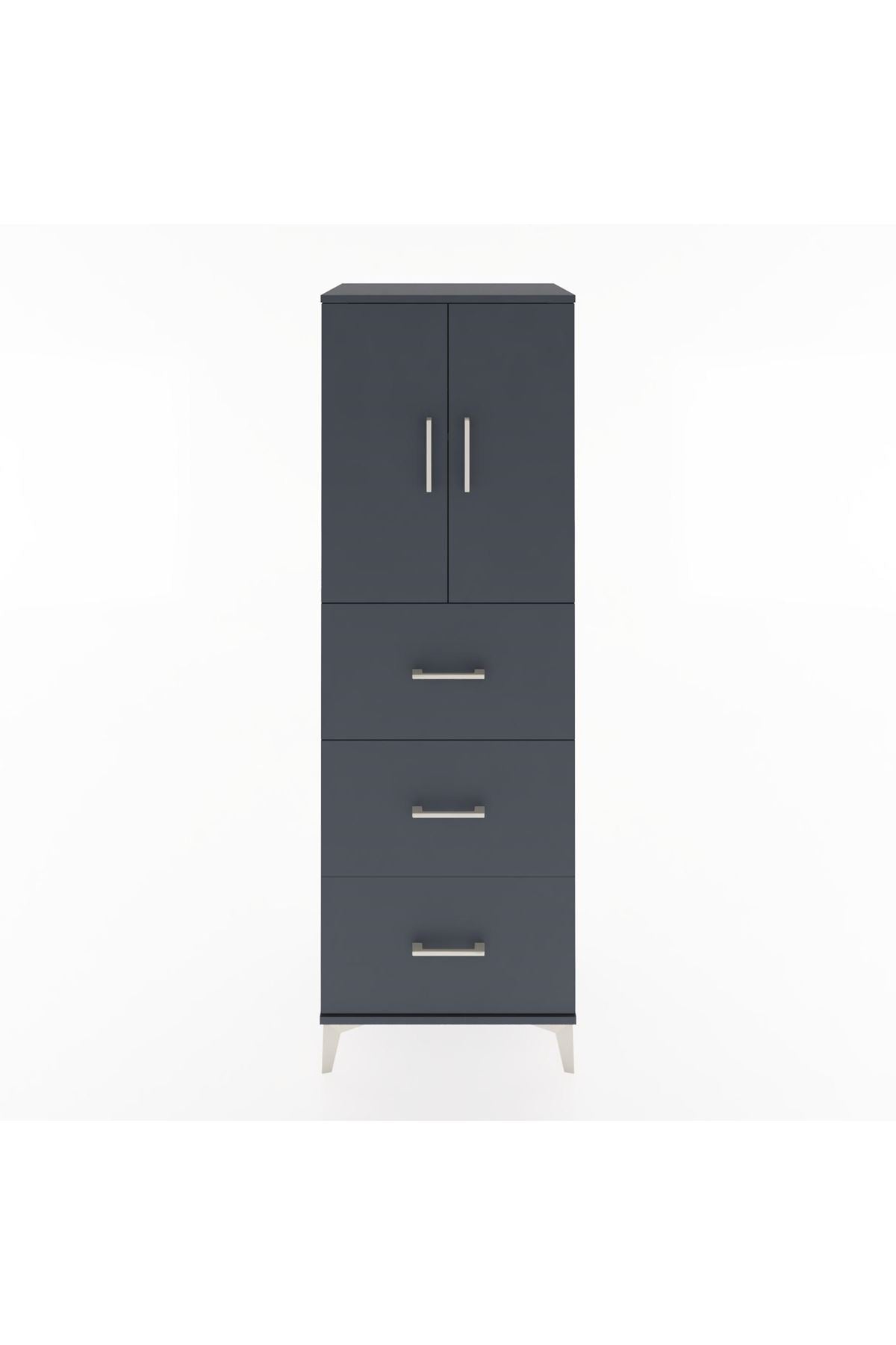 Hyperion Dolap 2 Raflı 3 Çekmeceli 2 Kapaklı 60x44x182 - S56M024V5B