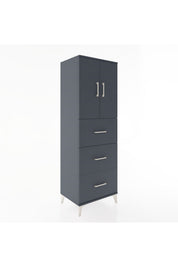 Hyperion Dolap 2 Raflı 3 Çekmeceli 2 Kapaklı 60x44x182 - S56M024V5B