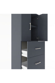 Hyperion Dolap 2 Raflı 3 Çekmeceli 2 Kapaklı 60x44x182 - S56M024V5B