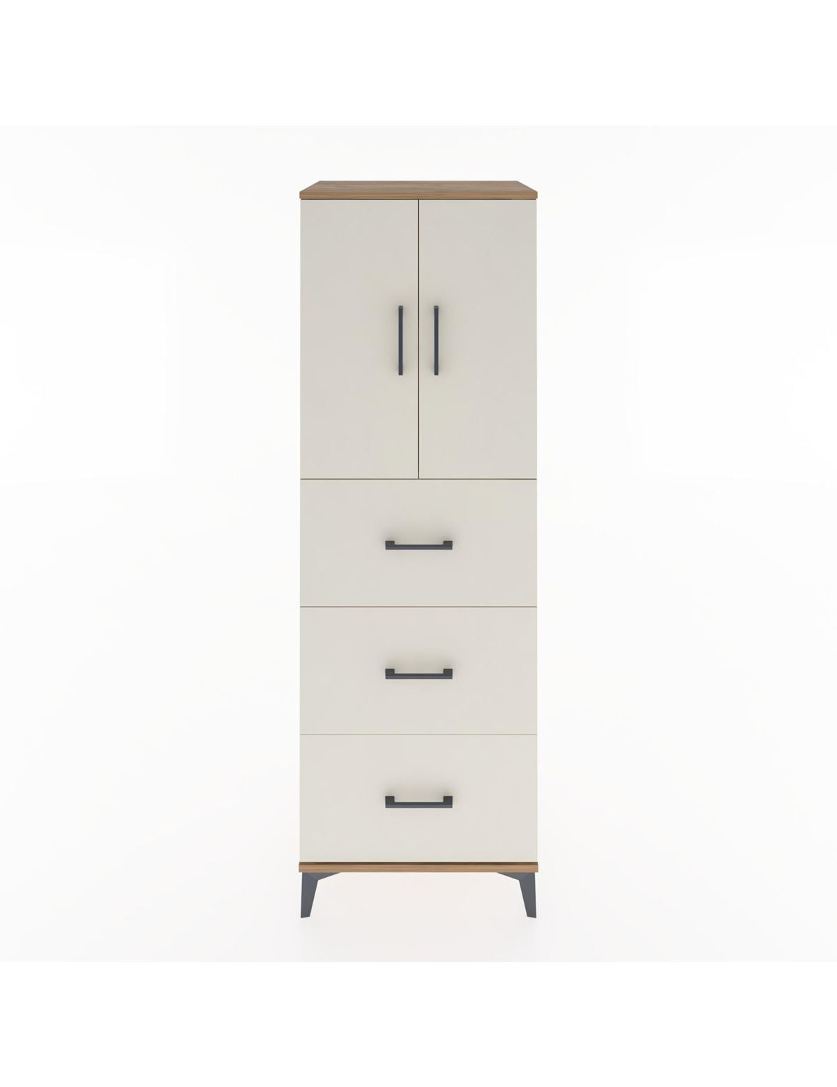 Hyperion Dolap 2 Raflı 3 Çekmeceli 2 Kapaklı 60x44x182 - S56M024V7B