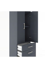 Hyperion Dolap 2 Raflı 3 Çekmeceli 2 Kapaklı 60x44x182 - S56M014V5B
