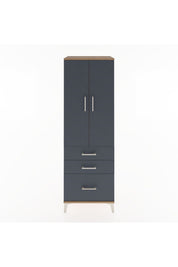 Hyperion Dolap 2 Raflı 3 Çekmeceli 2 Kapaklı 60x44x182 - S56M014V8B