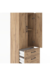 Hyperion Dolap 2 Raflı 3 Çekmeceli 2 Kapaklı 60x44x182 - S56M014V9B