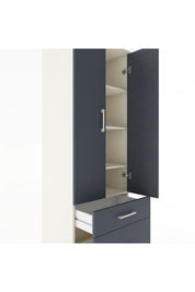 Hyperion Dolap 4 Raflı 2 Çekmeceli 2 Kapaklı 60x44x182 - S56M015V2B