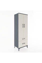 Hyperion Dolap 4 Raflı 2 Çekmeceli 2 Kapaklı 60x44x182 - S56M015V4B