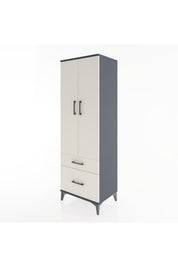 Hyperion Dolap 4 Raflı 2 Çekmeceli 2 Kapaklı 60x44x182 - S56M015V4B