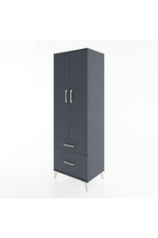 Hyperion Dolap 4 Raflı 2 Çekmeceli 2 Kapaklı 60x44x182 - S56M015V5B