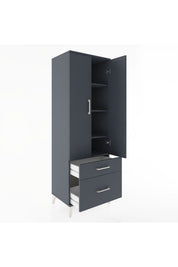 Hyperion Dolap 4 Raflı 2 Çekmeceli 2 Kapaklı 60x44x182 - S56M015V5B